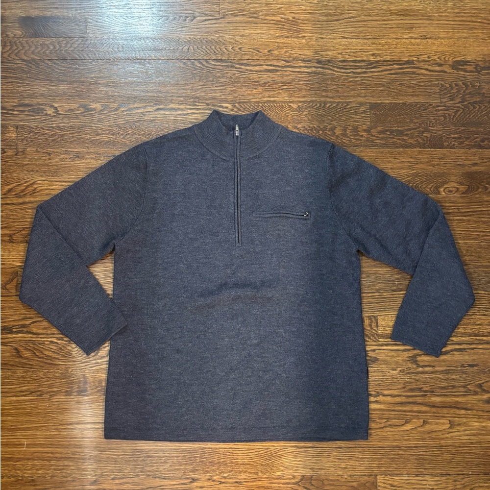 Patagonia Men's 1/4 zip wool sweater xl
